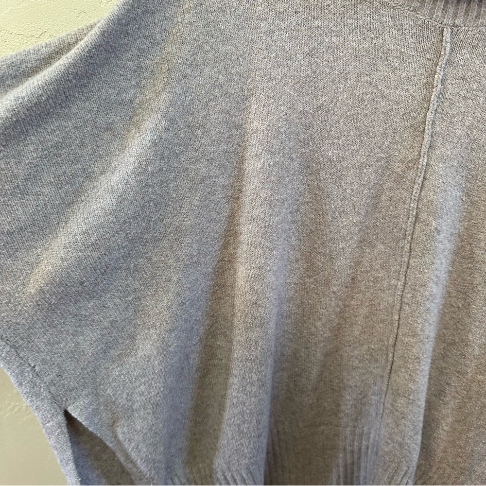 Ruby Moon Heather Gray Cowl Neck Sweater - image 2